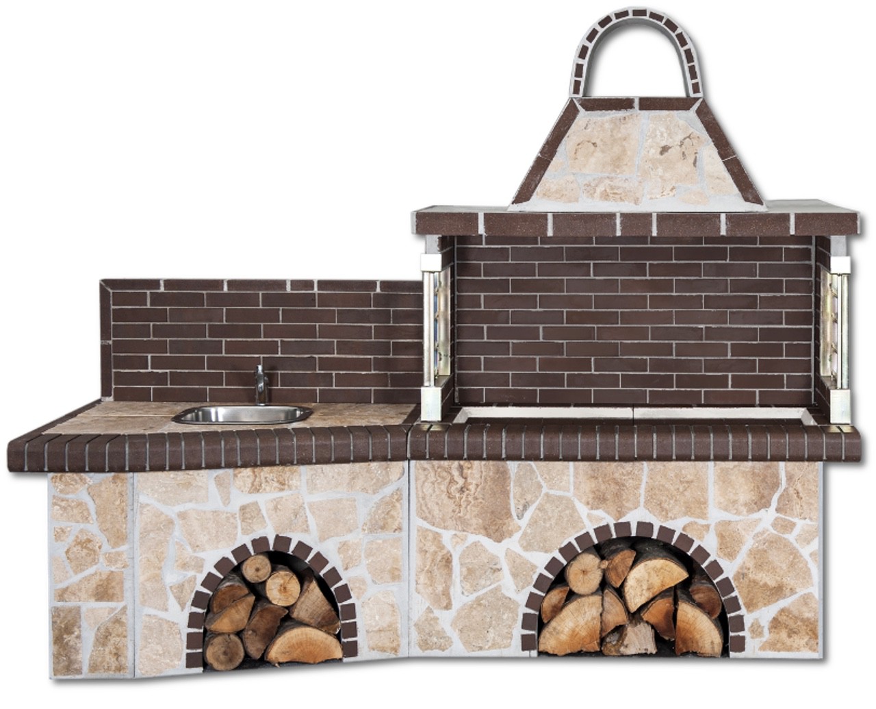 cement barbecue set